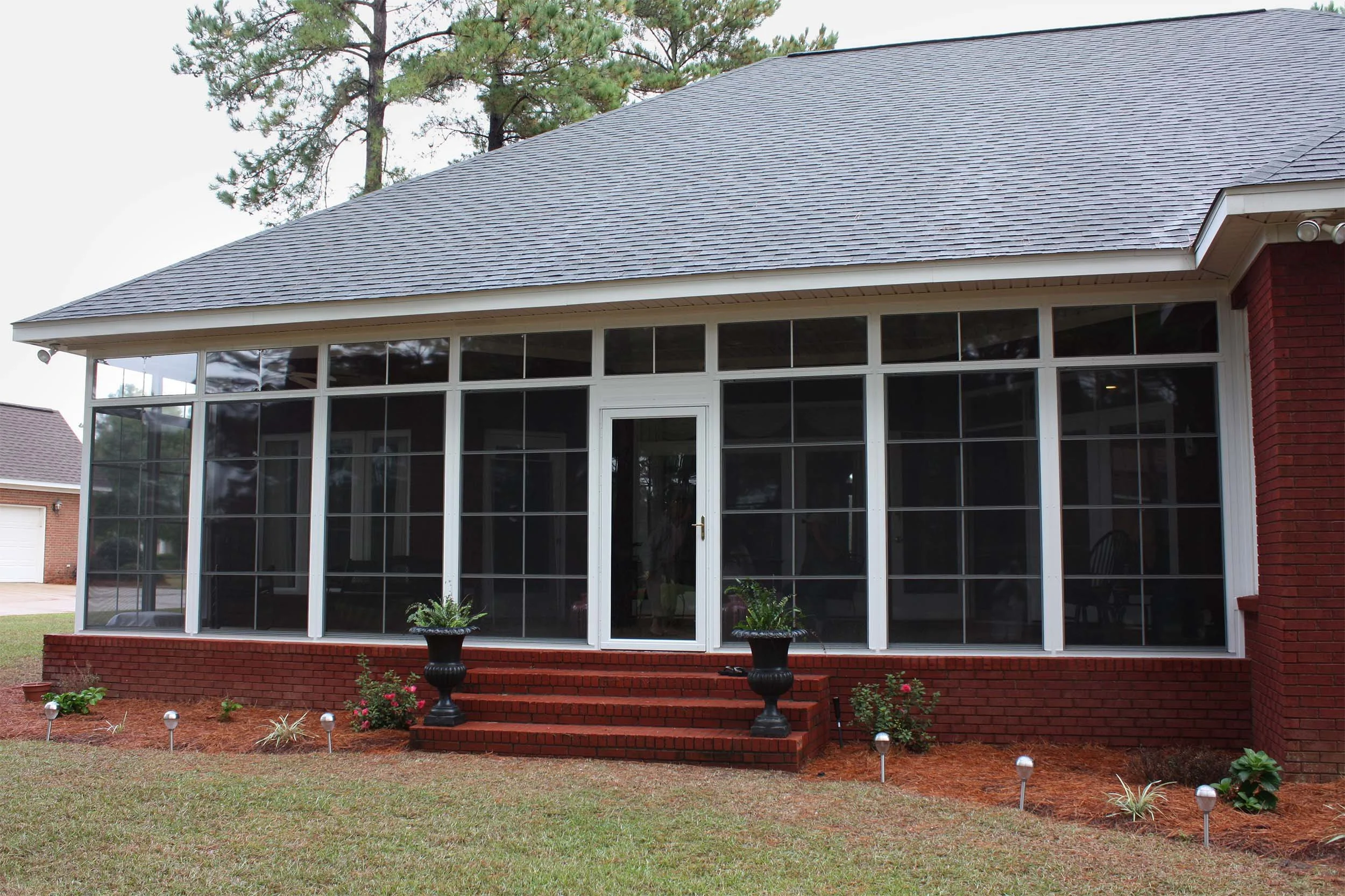 EZE-Breeze porch system installed for a bright, protected outdoor room.