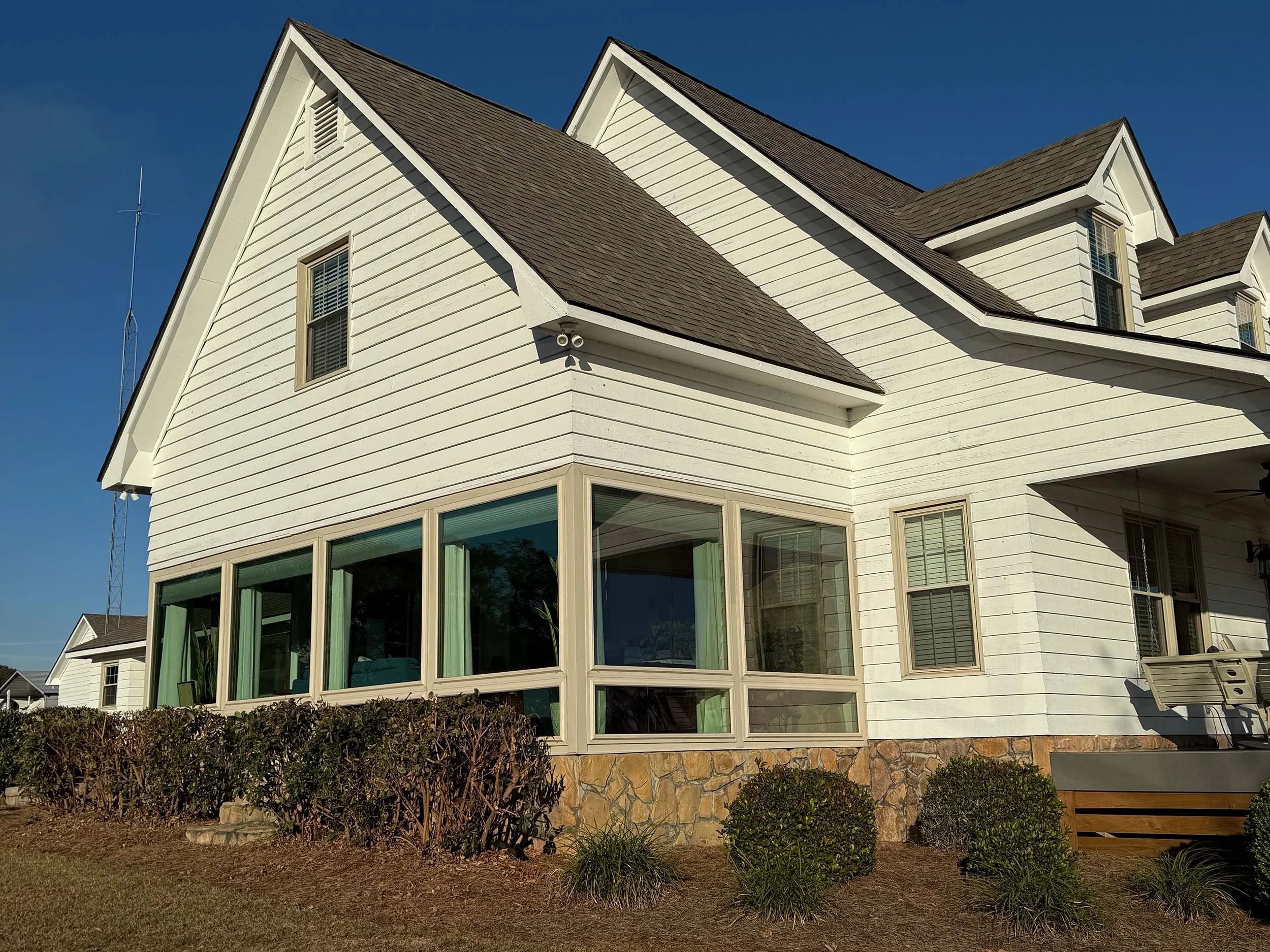 Sunroom addition by Hathcock Home Services for added living space and natural light.