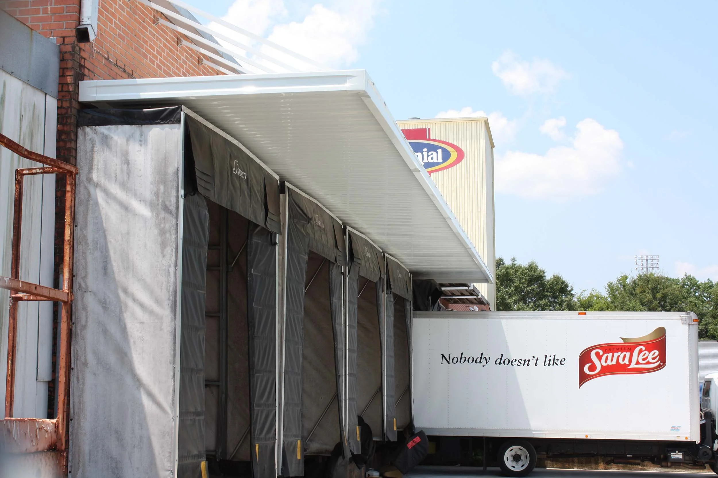 Commercial awning serving businesses in Dothan and the surrounding Wiregrass area.