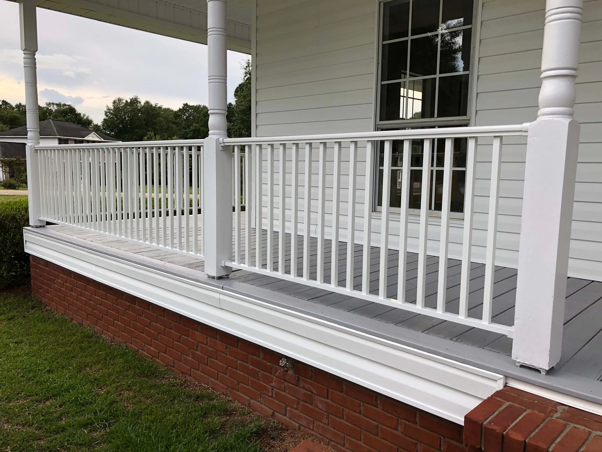 Residential handrails designed to improve safety, accessibility, and curb appeal.