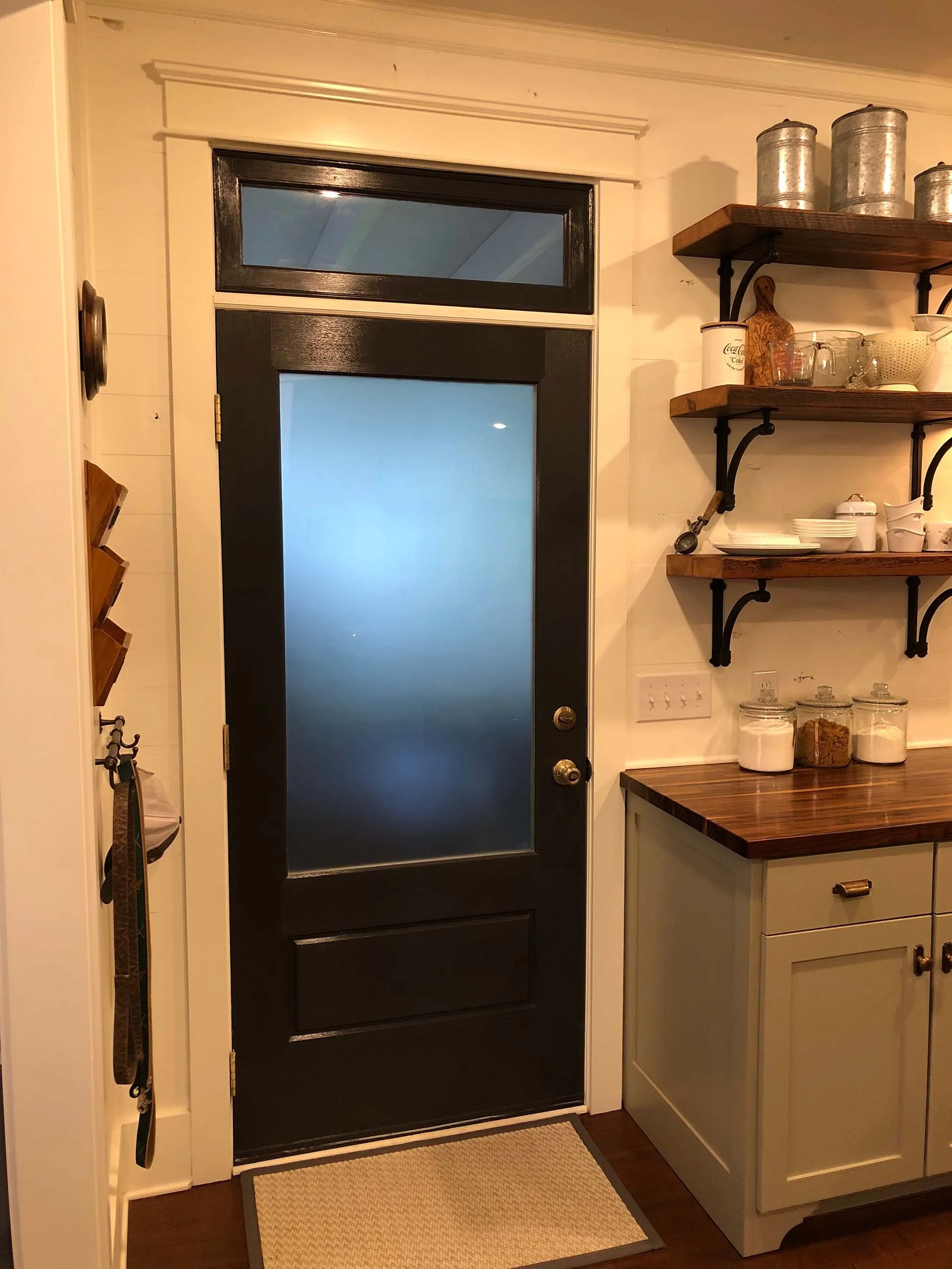 Custom replacement door by Hathcock Home Services for a more welcoming home exterior.