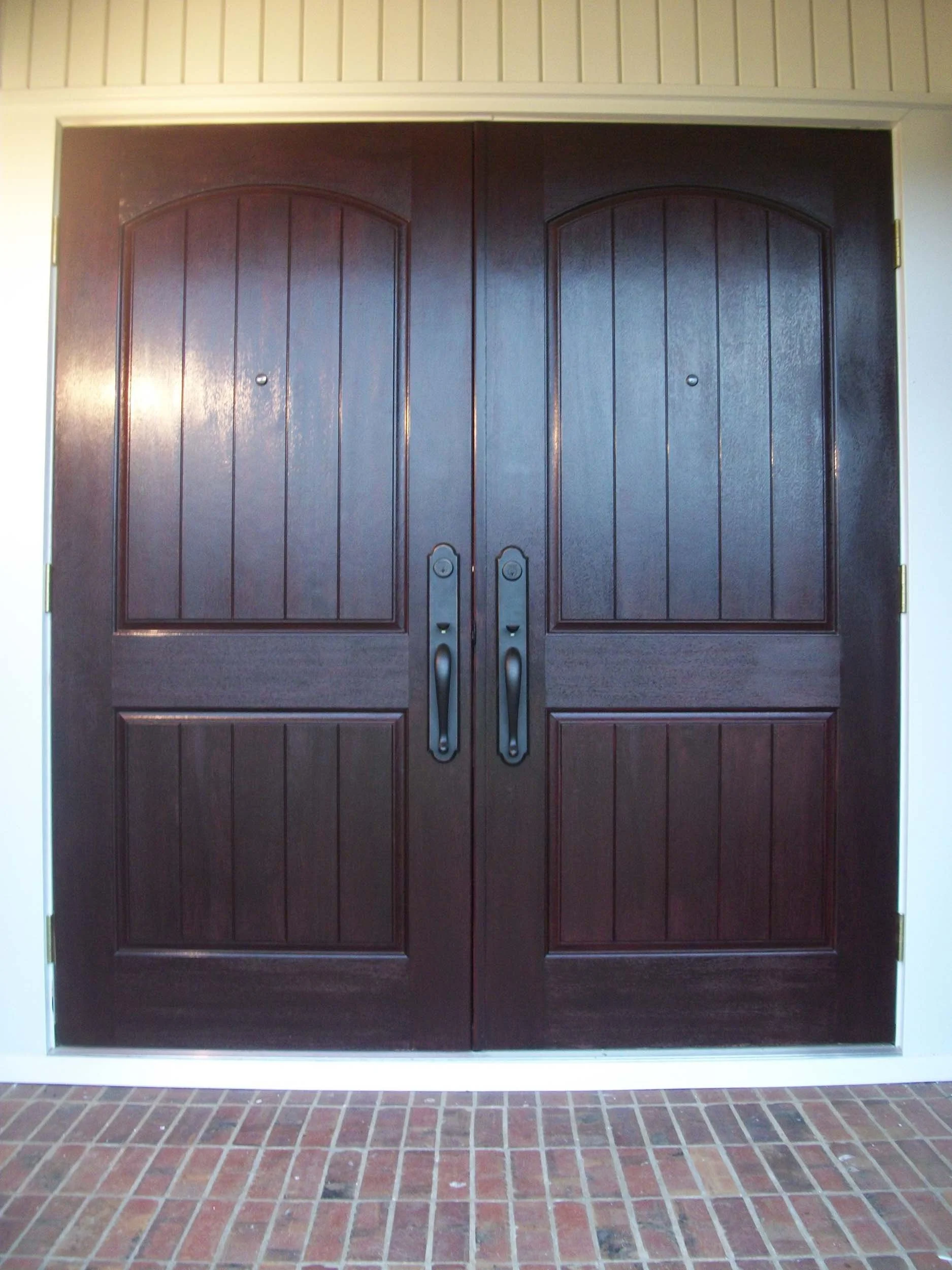 Custom door replacement project for improved home comfort and appearance.