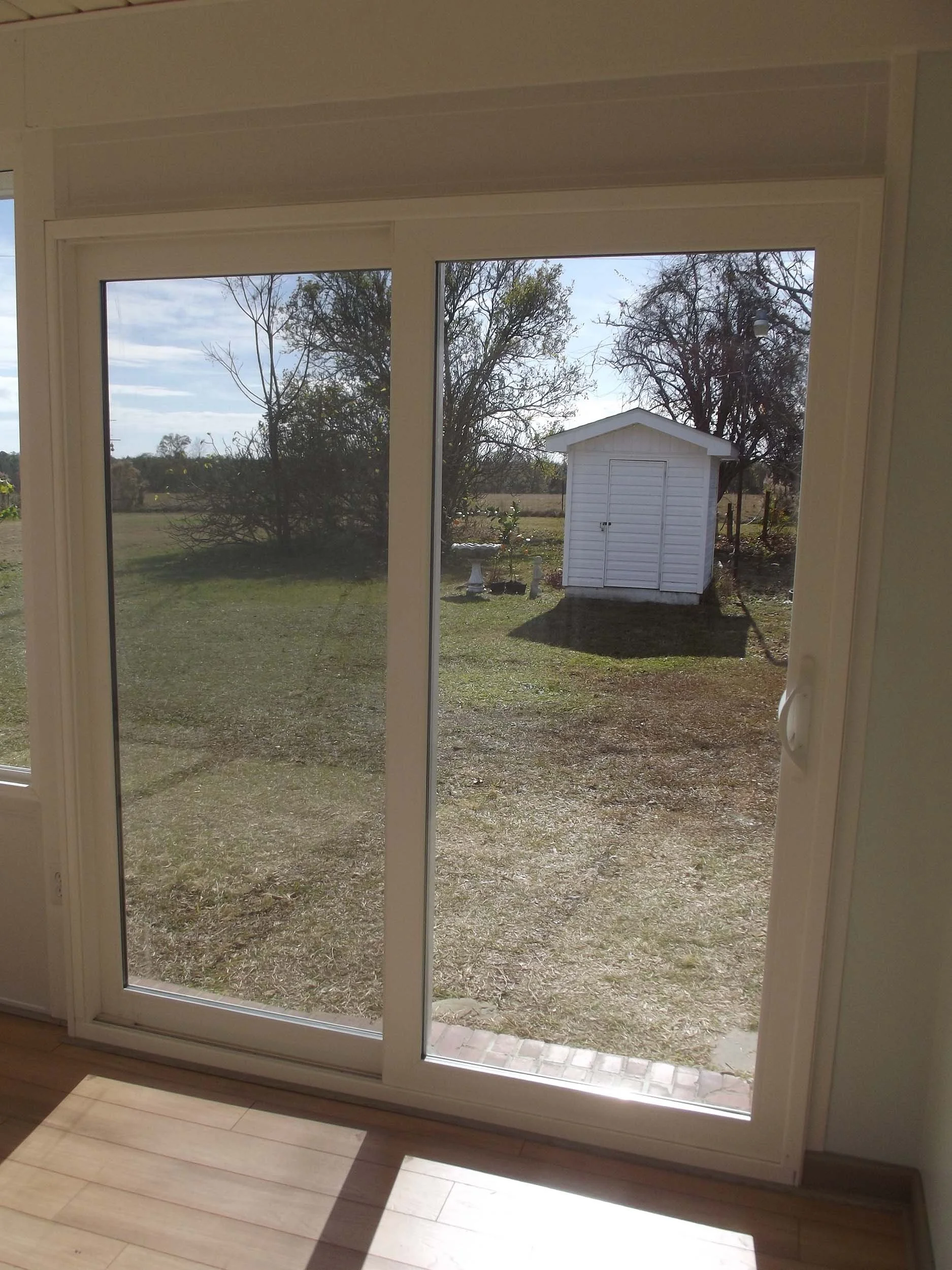 Exterior replacement door designed for a clean, updated home entrance.