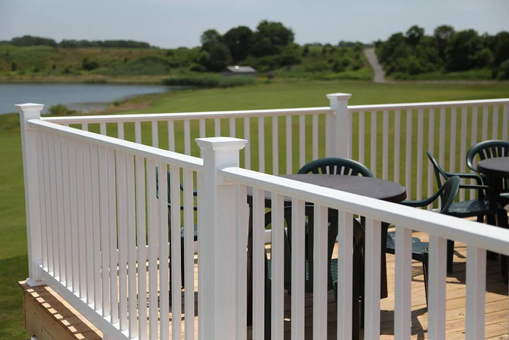 Custom railing project designed to improve accessibility around the home.