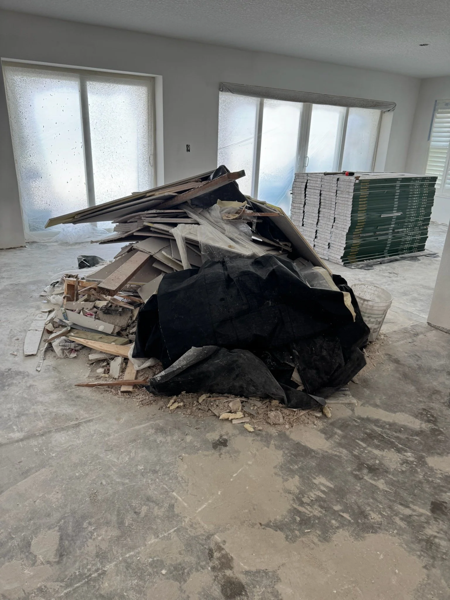 Construction junk in Tampa bay