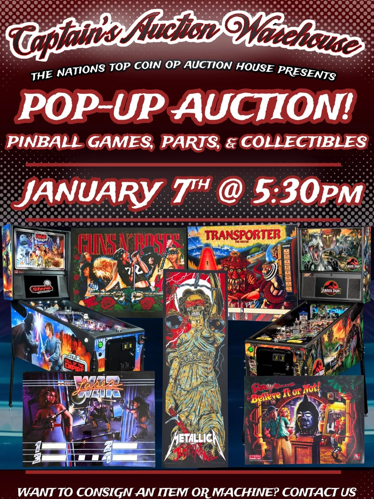 New Year with New Treasures 👾🕹️💥

We are kicking off 2026 with our first auction of the year on January 7th🏴&zwj;☠️

Who&rsquo;s looking for the these new fresh finds?
Check out what kind of treasure we will have through the catalog &amp; we will