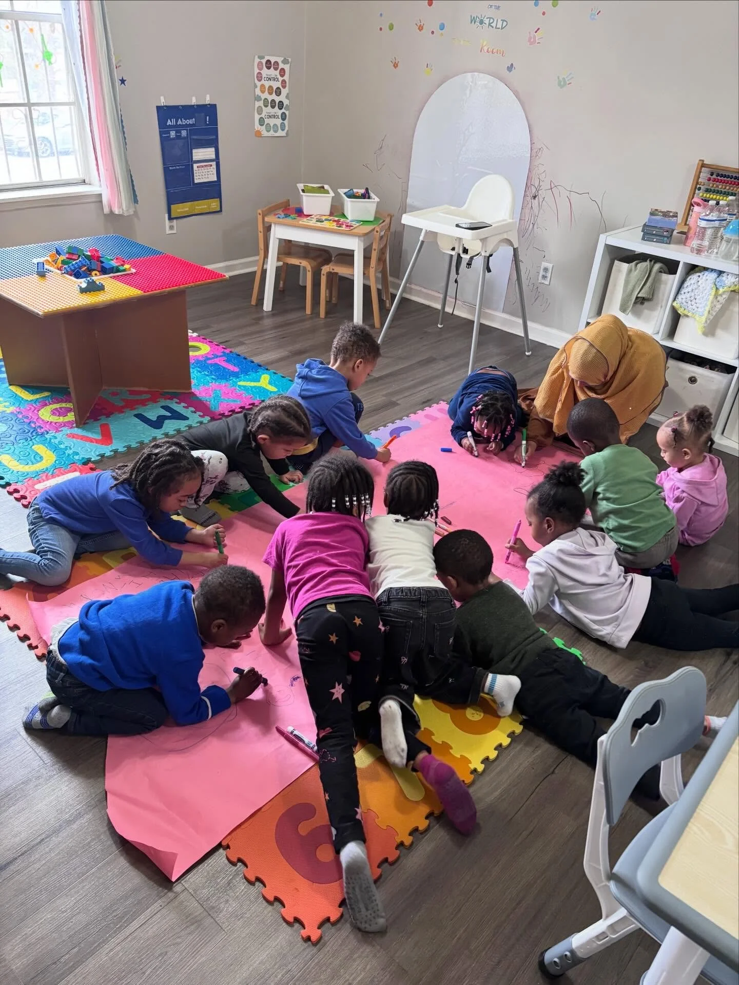 Today&rsquo;s activity focused on imagination and creative expression. After reading the book Imagine, the students were given a long sheet of paper to draw whatever their minds could think of. Activities like this help develop creativity, confidence