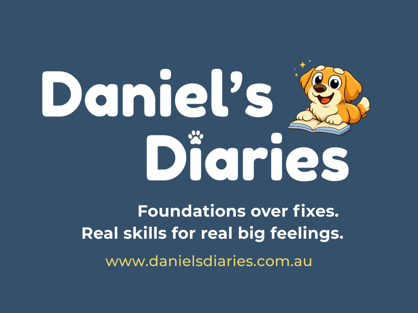 dog reading diary foundations over fixes real skills for real big feelings