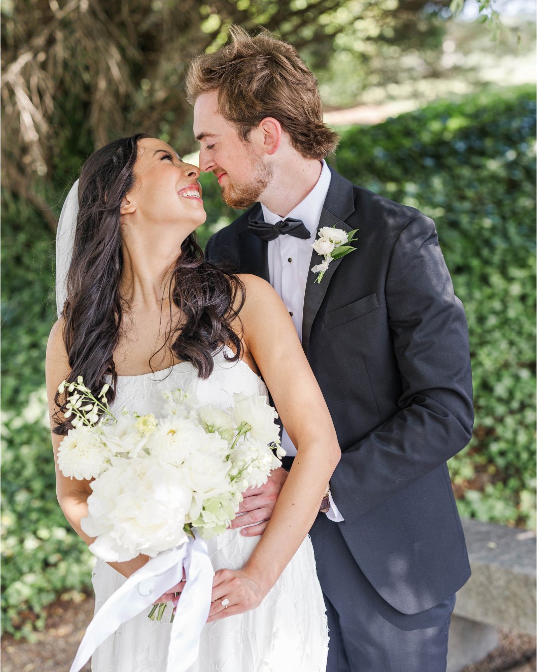 Soft whites, delicate greens, and thoughtful details throughout. From the bridal bouquets to the reception arrangements, every floral element came together to complement this beautiful celebration. 🤍

Planning your own special day? We'd love to brin