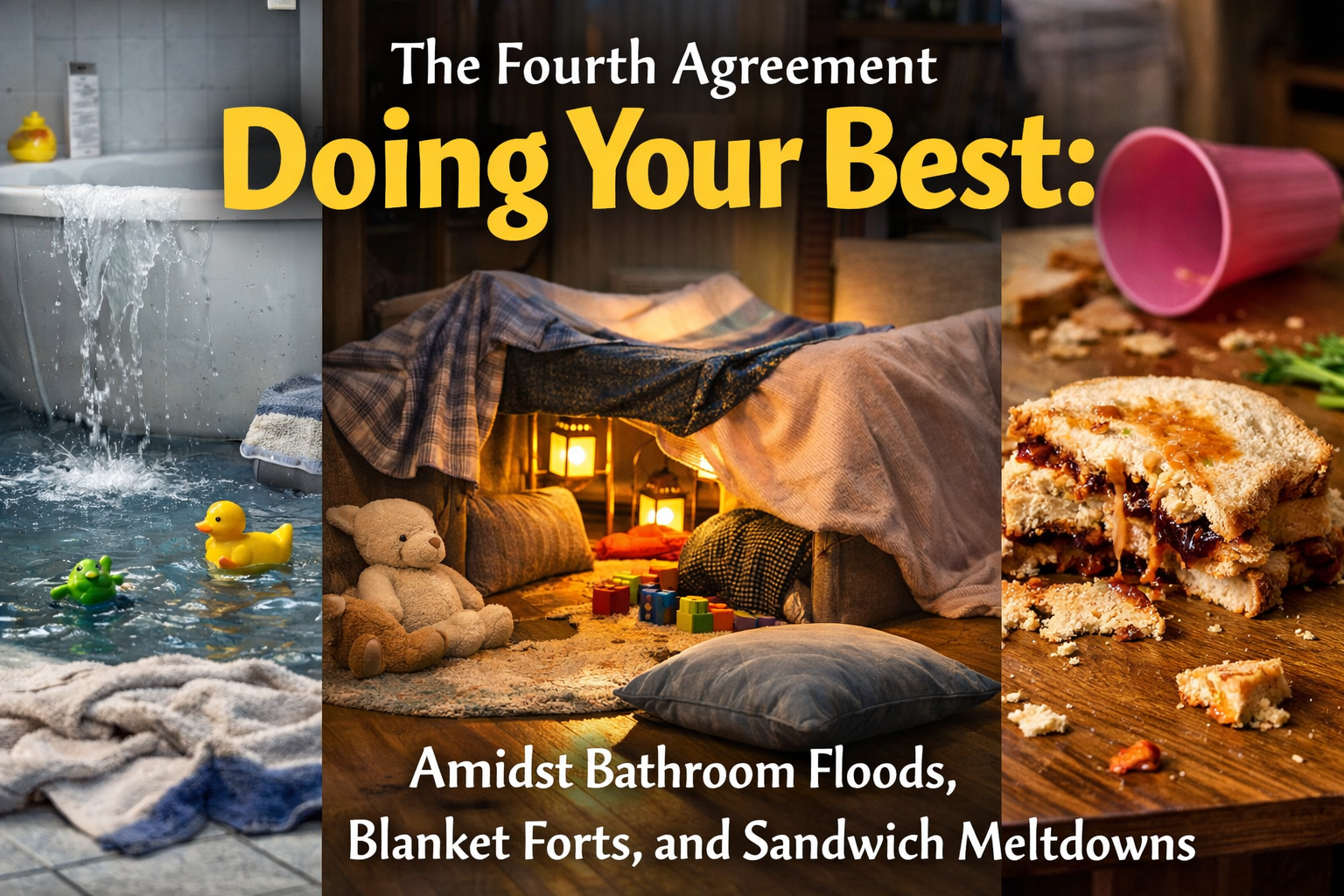 Doing Your Best: Bathroom Floods, Blanket Forts, and Sandwich Meltdowns