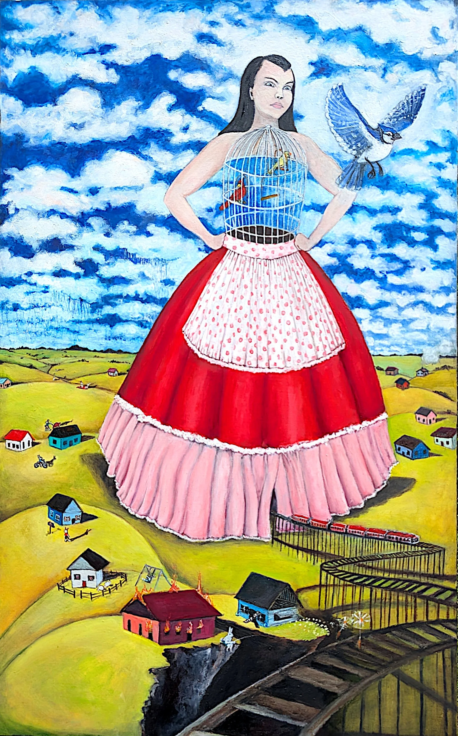 Gaining Perspective oil painting on canvas