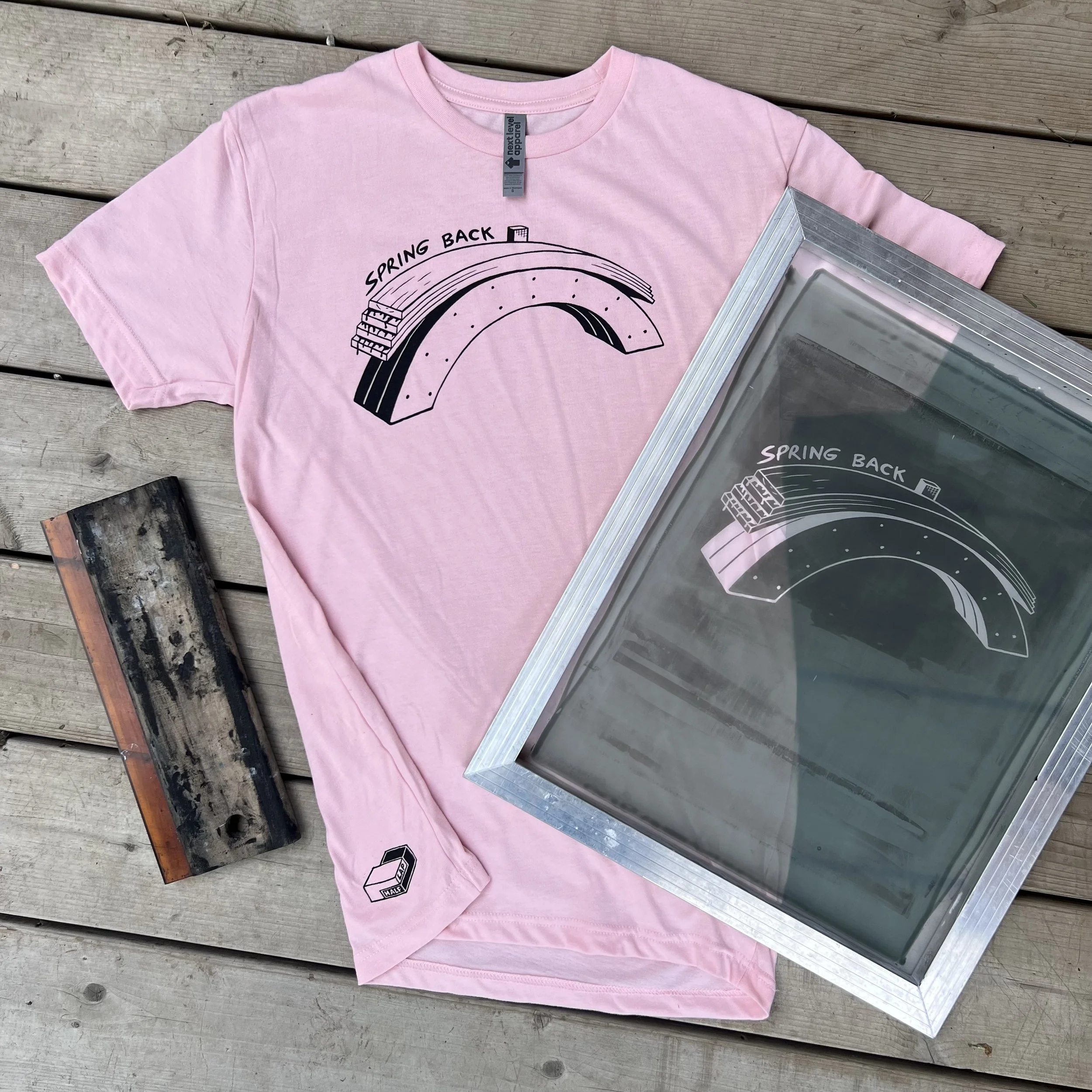 Spring Back Tee Pink S