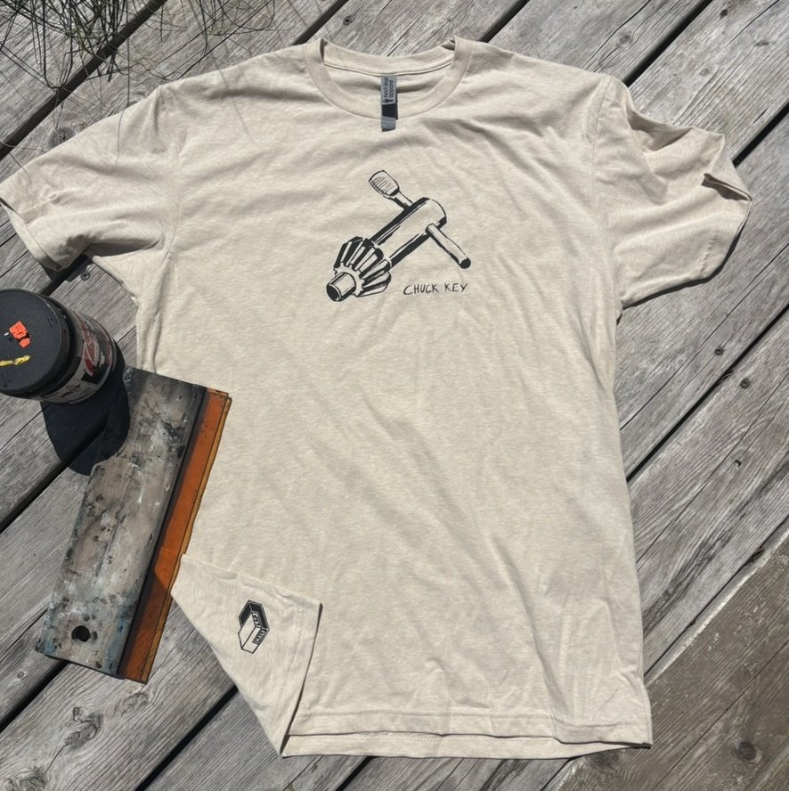 Chuck Key. Cream Size Large