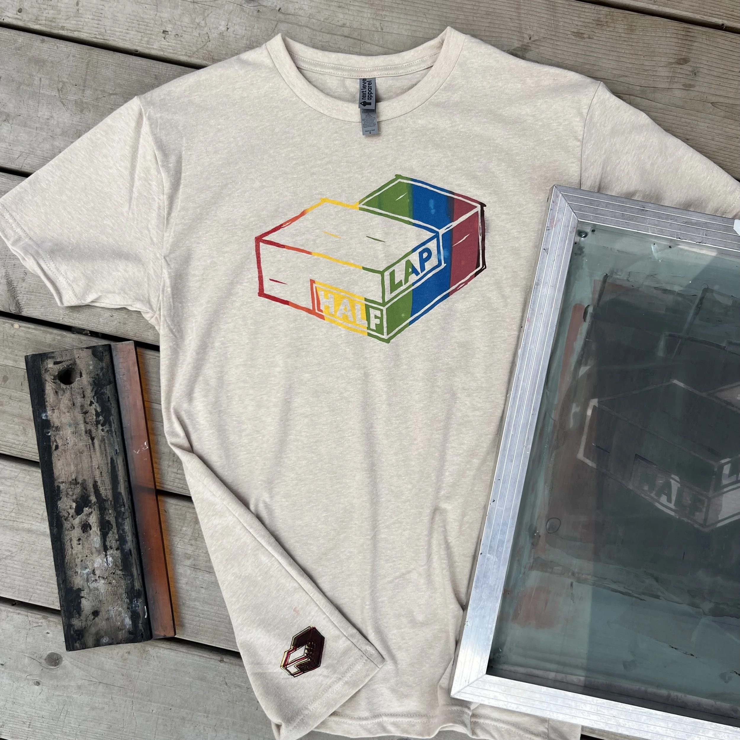Half Lap Logo Rainbow Tee S (Second)