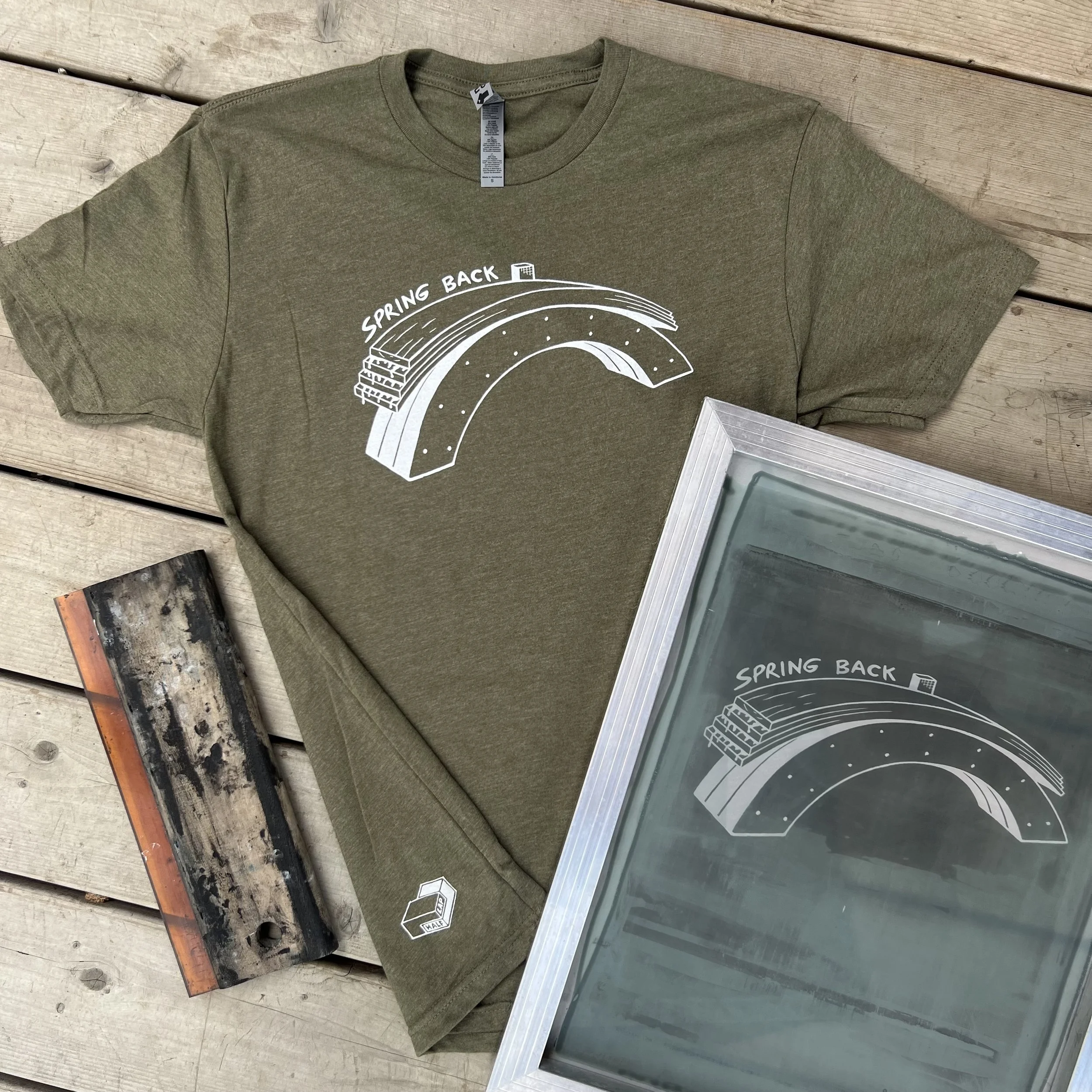 Springback Tee Army Green S