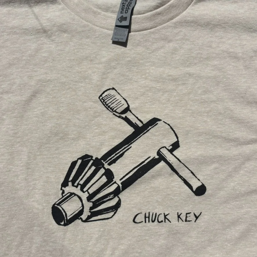 Chuck Key. Cream Size Small