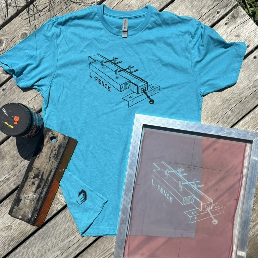 L-Fence. Bondi Blue Size Large