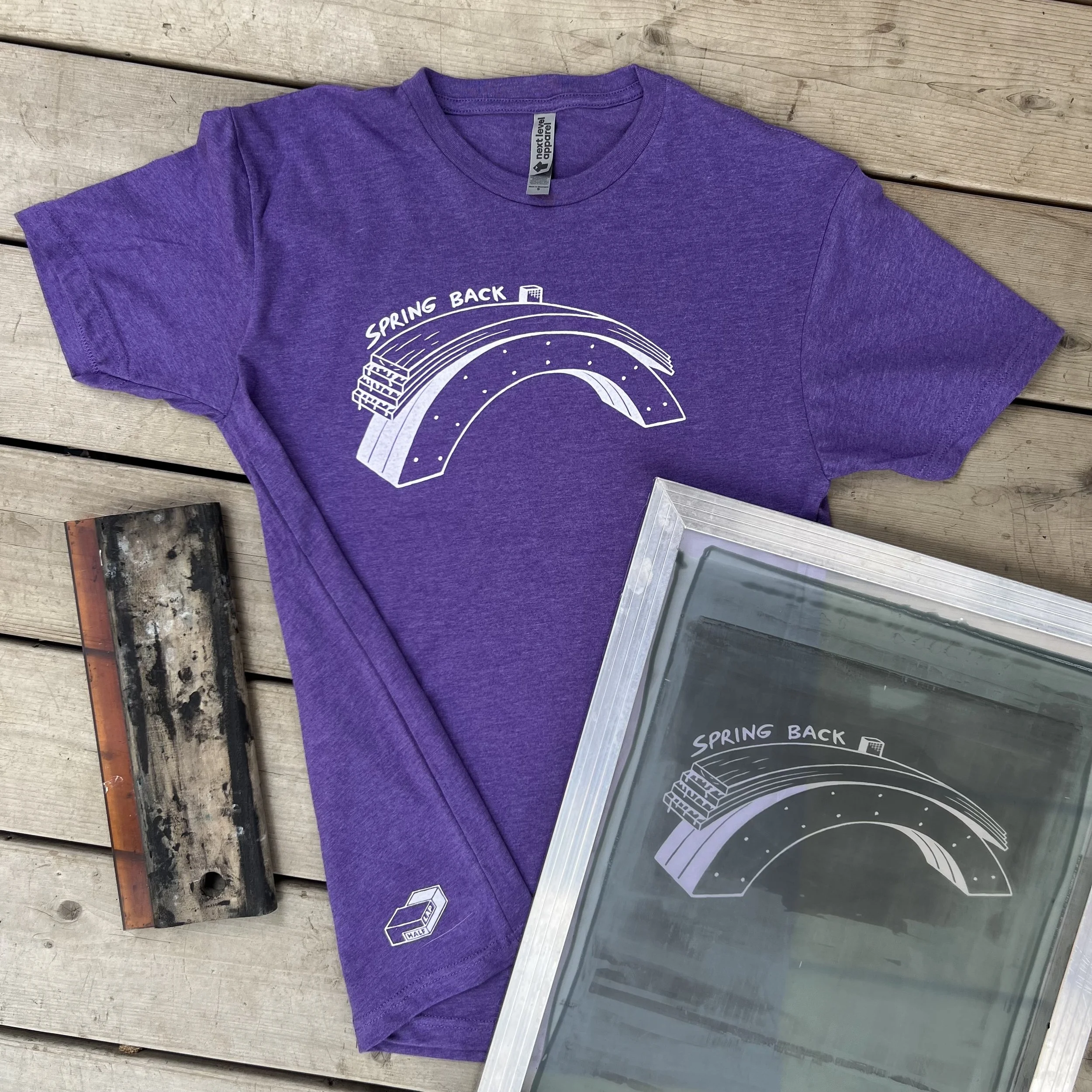 Springback Tee Purple S