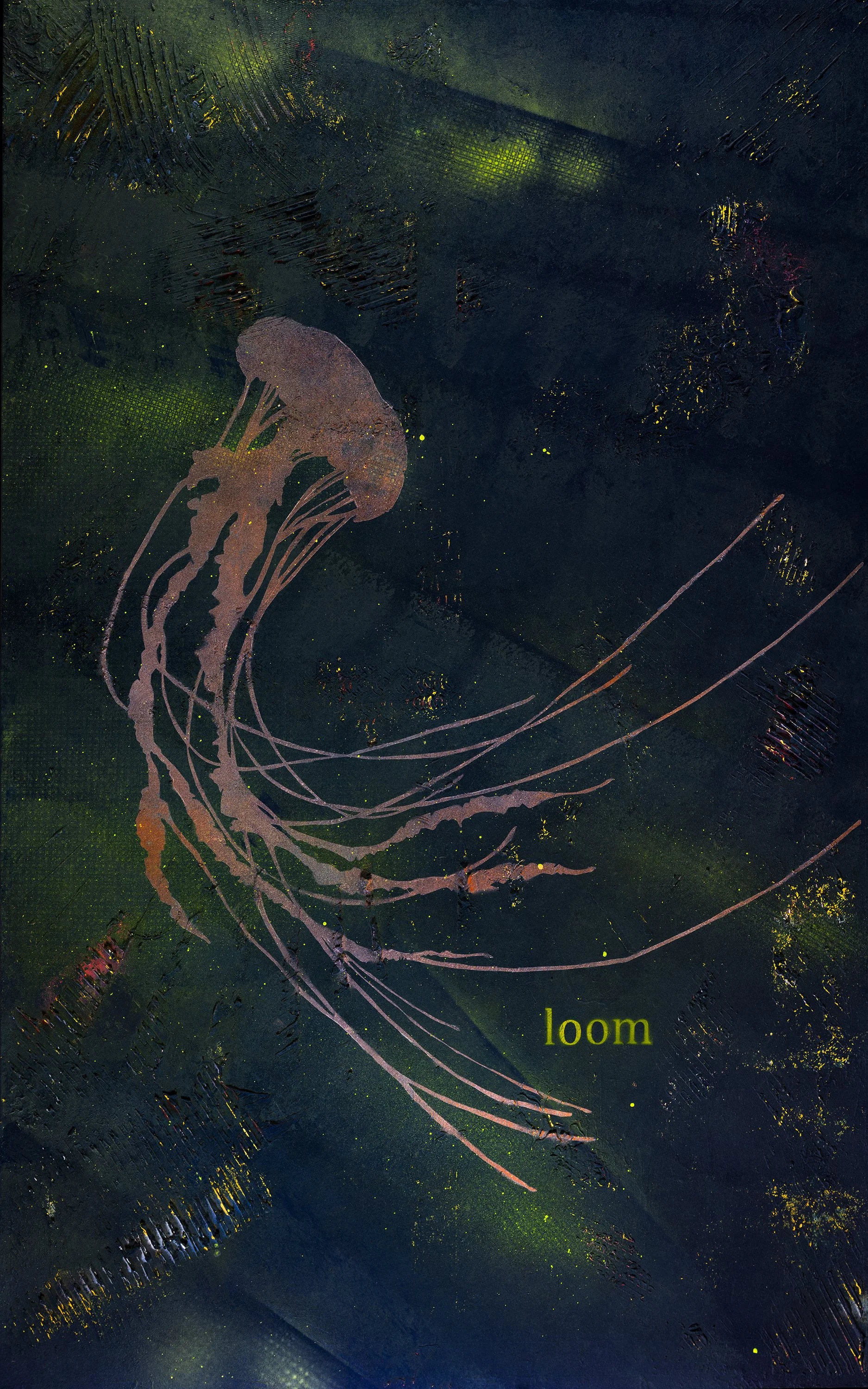 Loom is artwork from the Aquatic Series: Hide in Plain Sight, by Atlanta artist Aaron O’Connor, OC Studios.