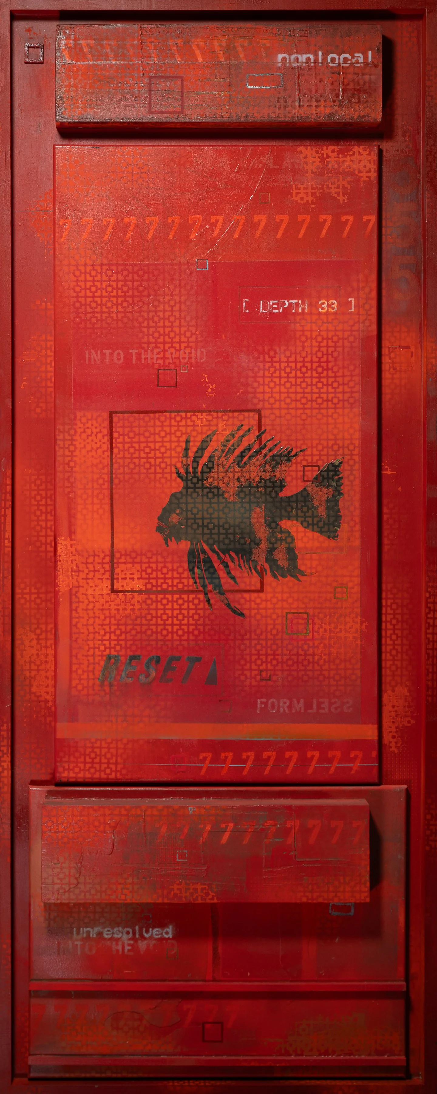 Void No. 7 is artwork from the Aquatic Series: Hide in Plain Sight, by Atlanta artist Aaron O’Connor, OC Studios.