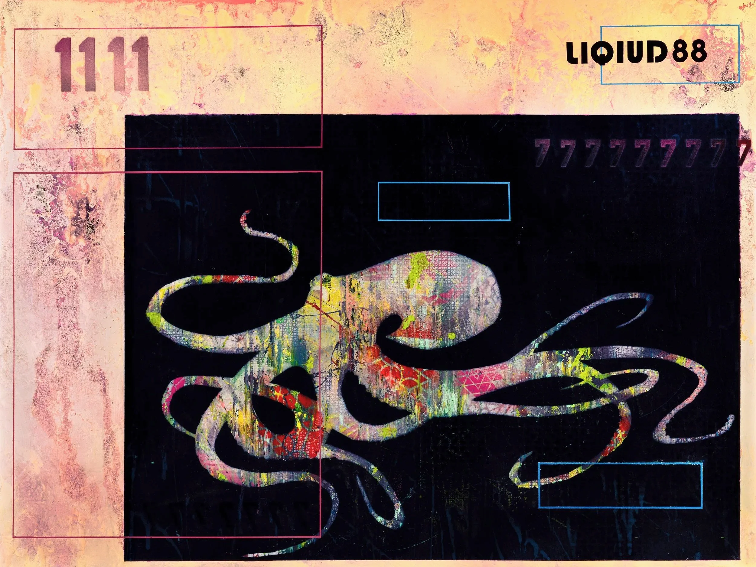 Liquid 88 is artwork from the Aquatic Series: Hide in Plain Sight, by Atlanta artist Aaron O’Connor, OC Studios.