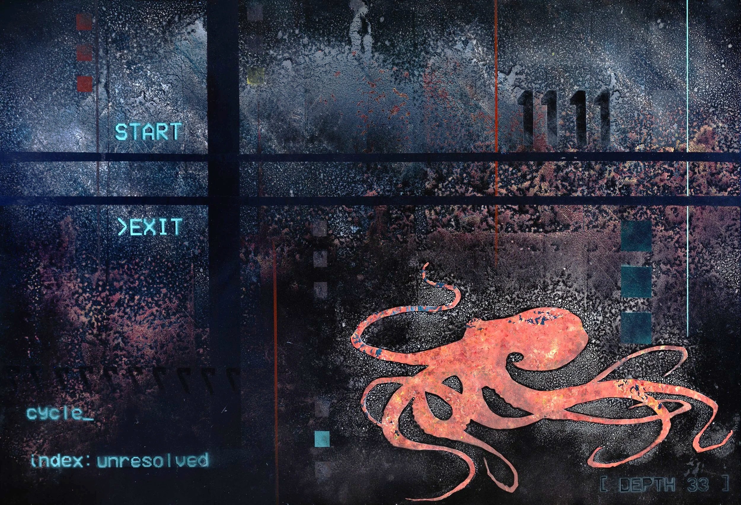 Unresolved is artwork from the Aquatic Series: Hide in Plain Sight, by Atlanta artist Aaron O’Connor, OC Studios.