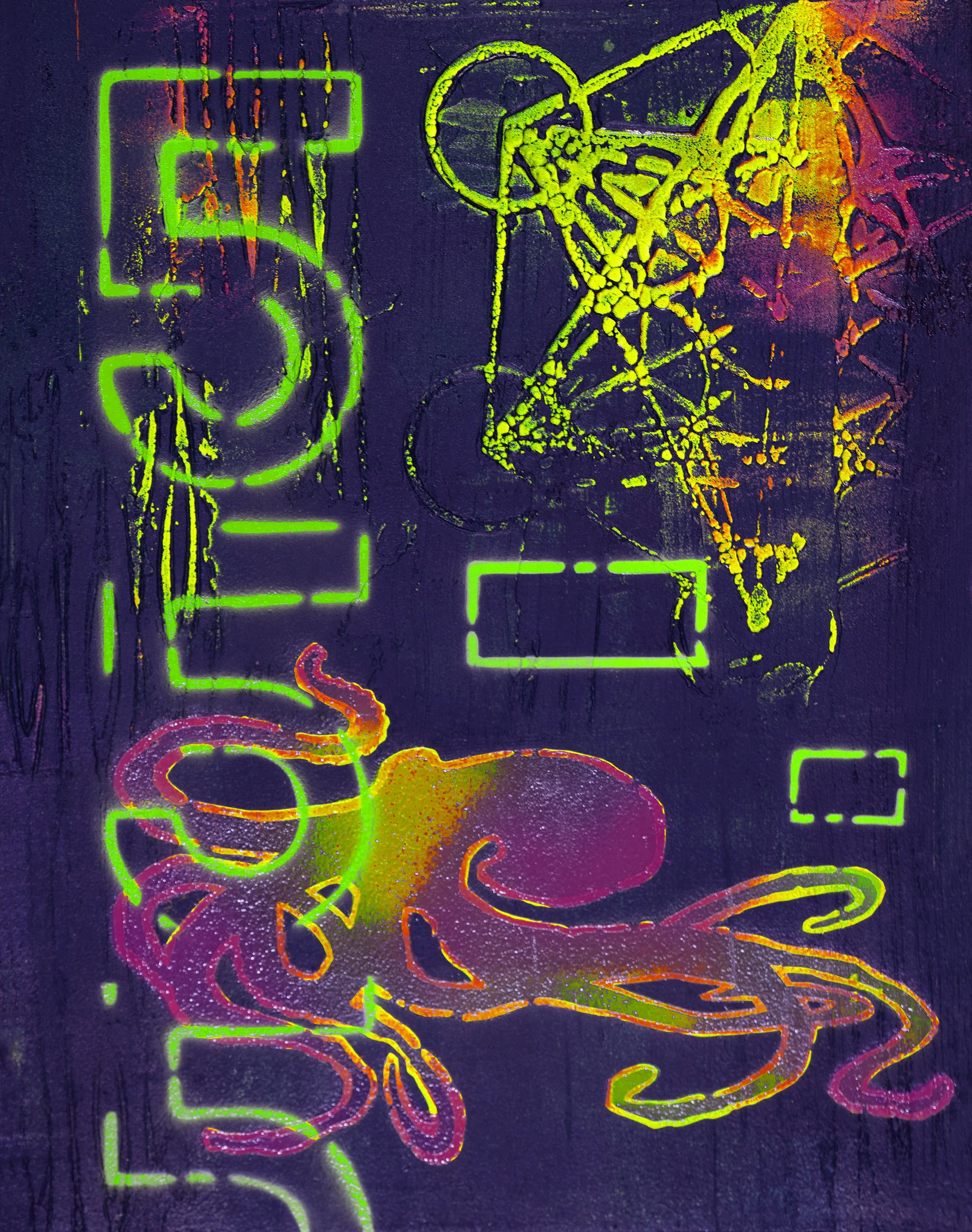 Signal 5 artwork from the Aquatic Series: Hide in Plain Sight by Atlanta artist Aaron O’Connor, OC Studios.