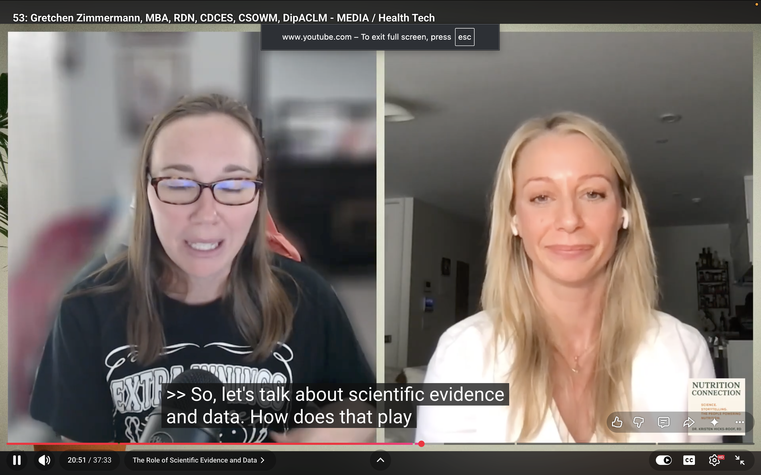 Nutrition Connection Podcast: Interview with Dr. Kristen Hicks-Roof