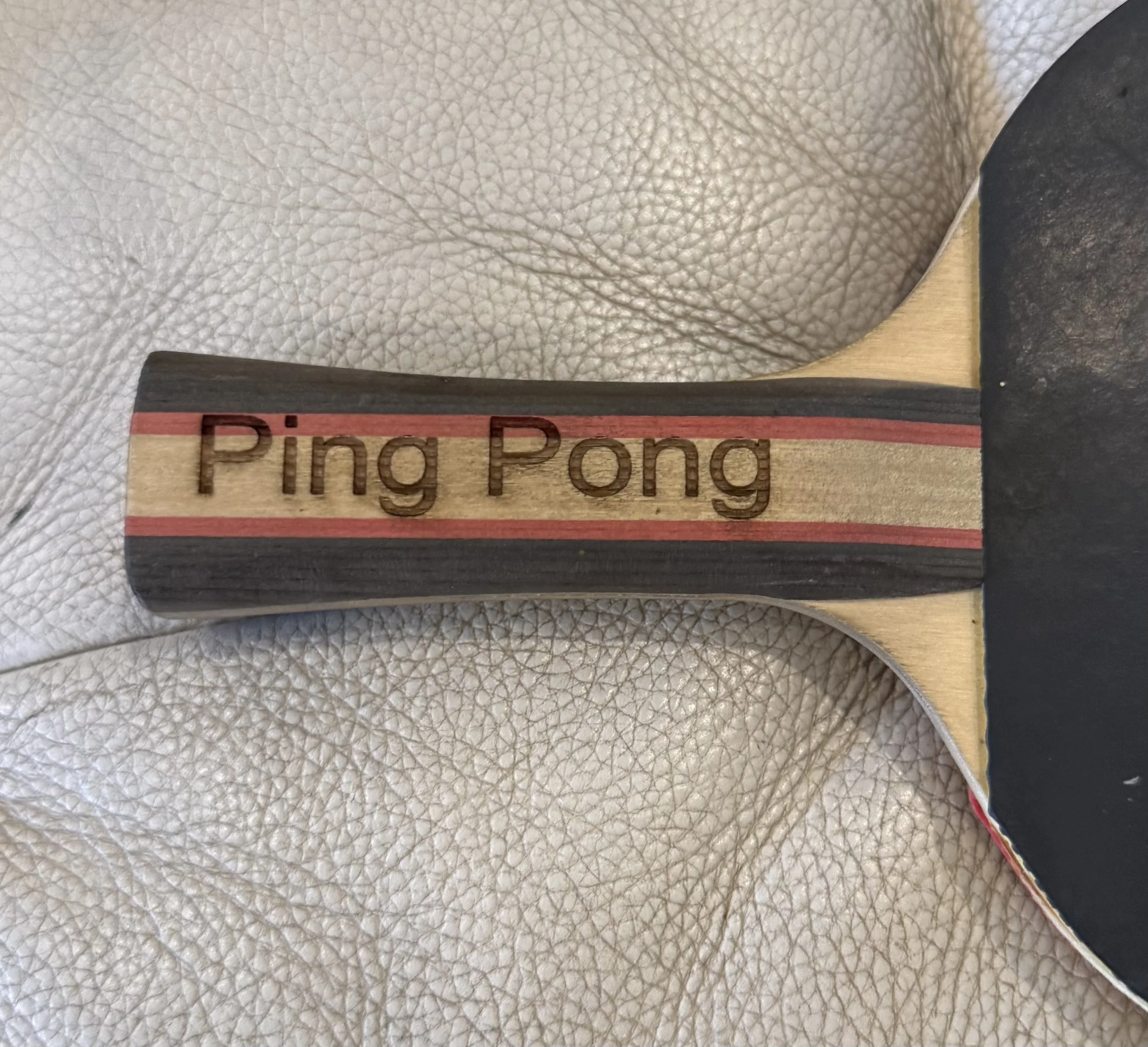 custom engraved ping pong paddle