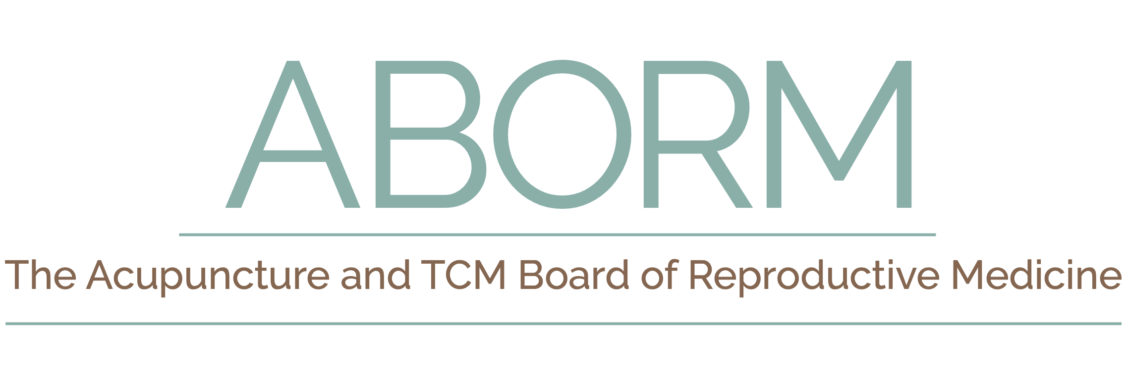 ABORM acupuncture and tcm board of reproductive medicine logo