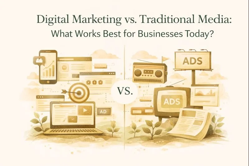 Digital Marketing vs. Traditional Media: What Works Best for Businesses Today?