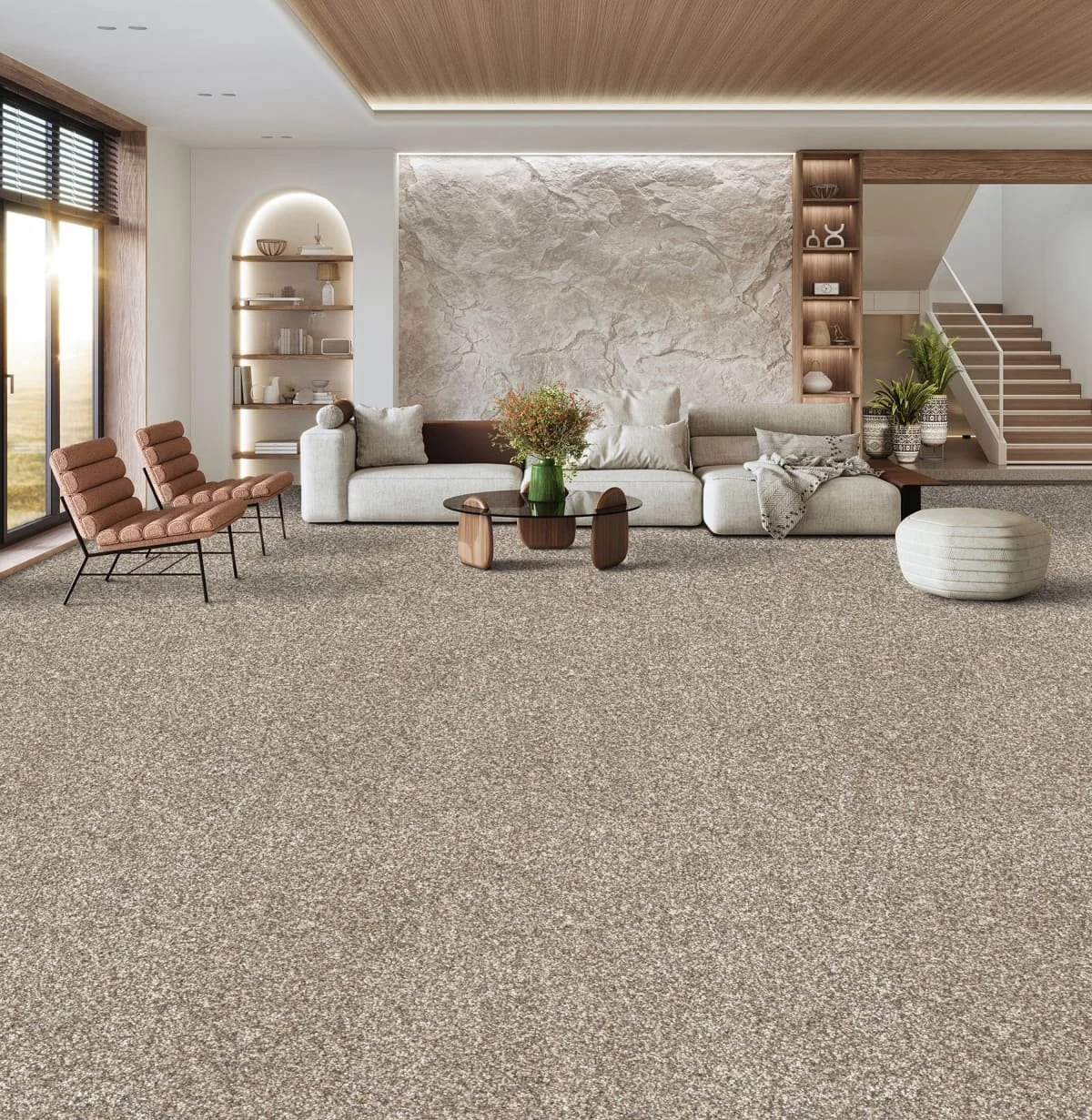 Affinity 3, light grey carpet, Engineered floors, Dreamweaver