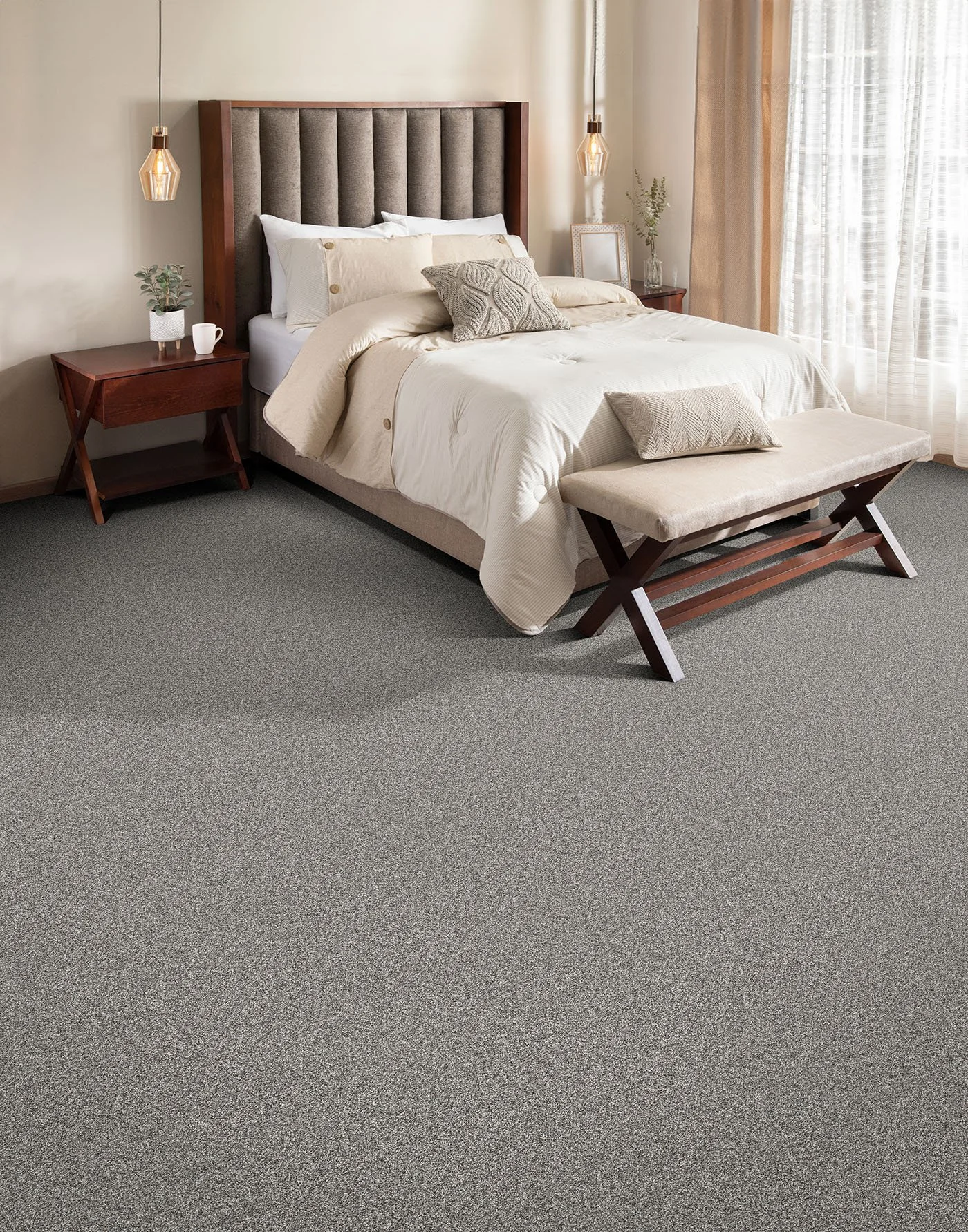 Affinity 2, Grey carpet, Engineered Floors, Dreamweaver