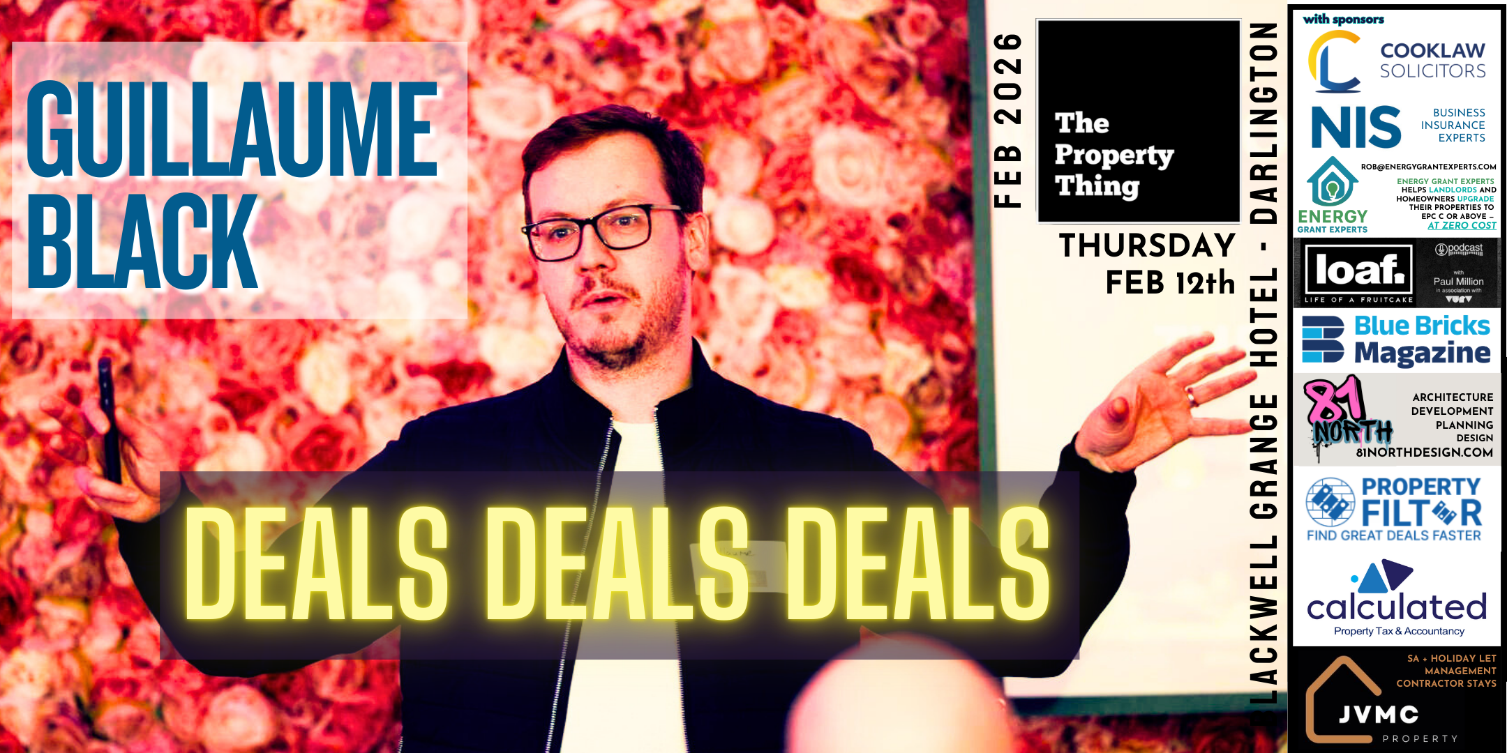 The Property Thing Live - 12th Feb 2026 - Guillaume Black