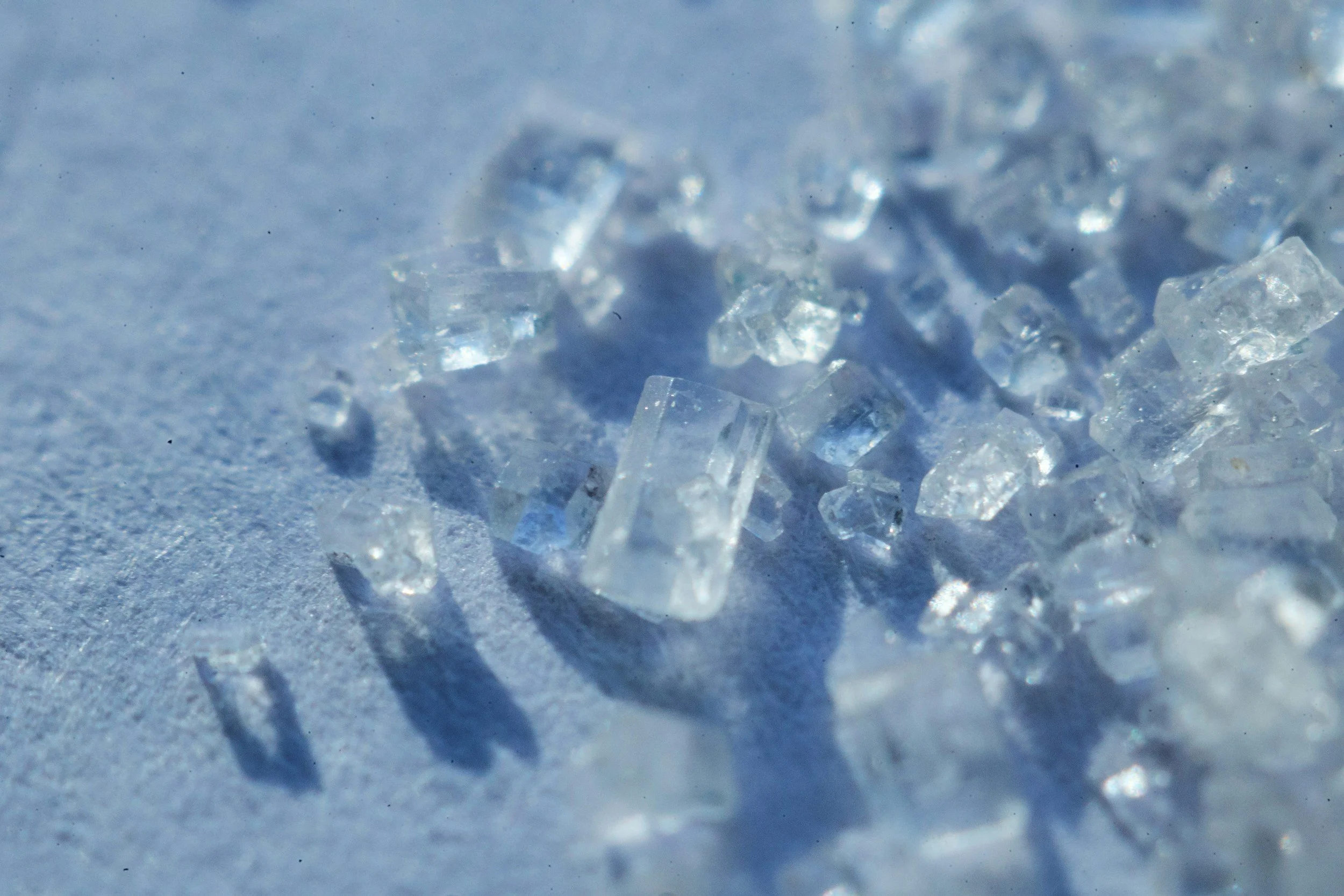 Meth and Fentanyl crystals