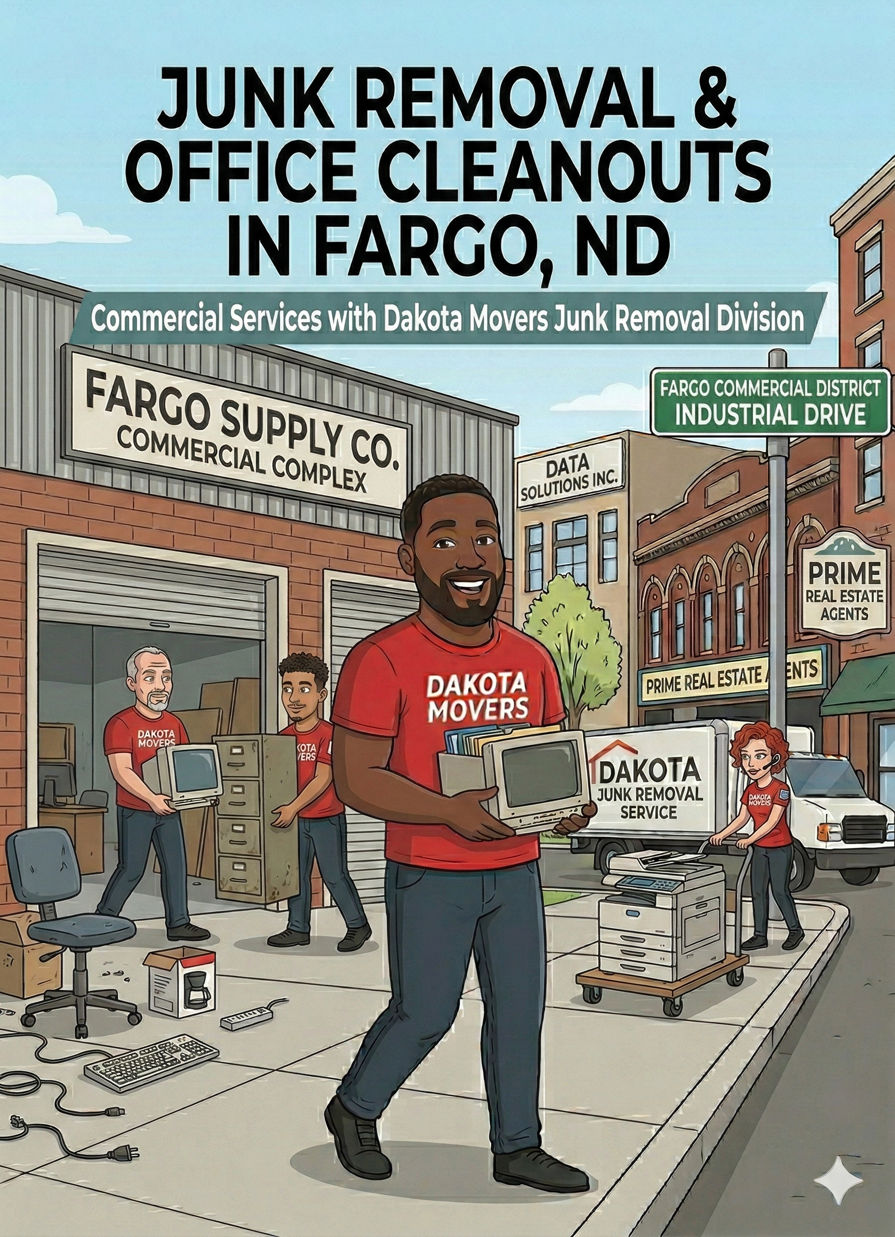 Professional Commercial Junk Removal &amp; Office Cleanouts in Fargo, ND