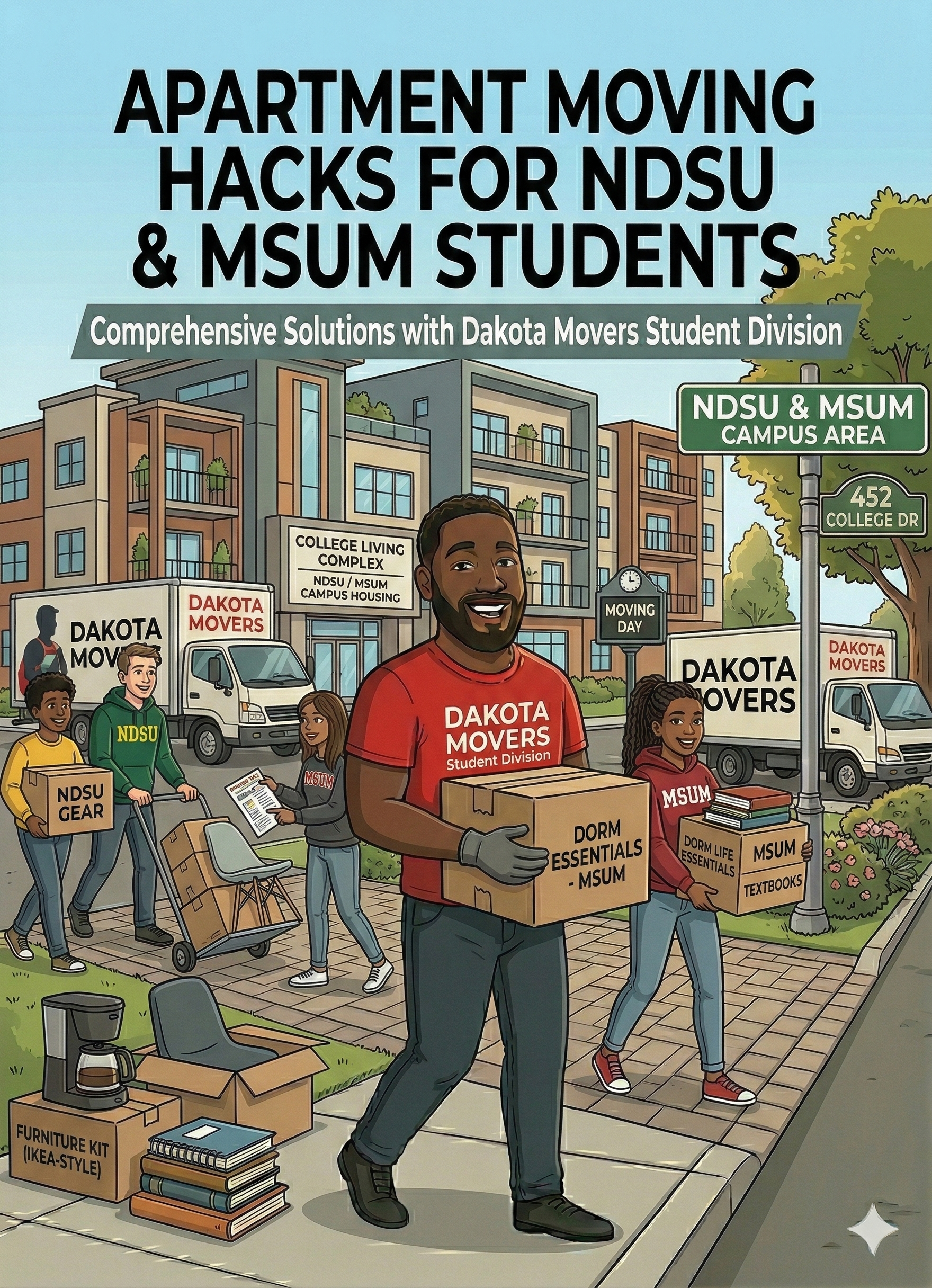 Apartment Moving Hacks for NDSU &amp; MSUM Students | Dakota Moving &amp; Junk