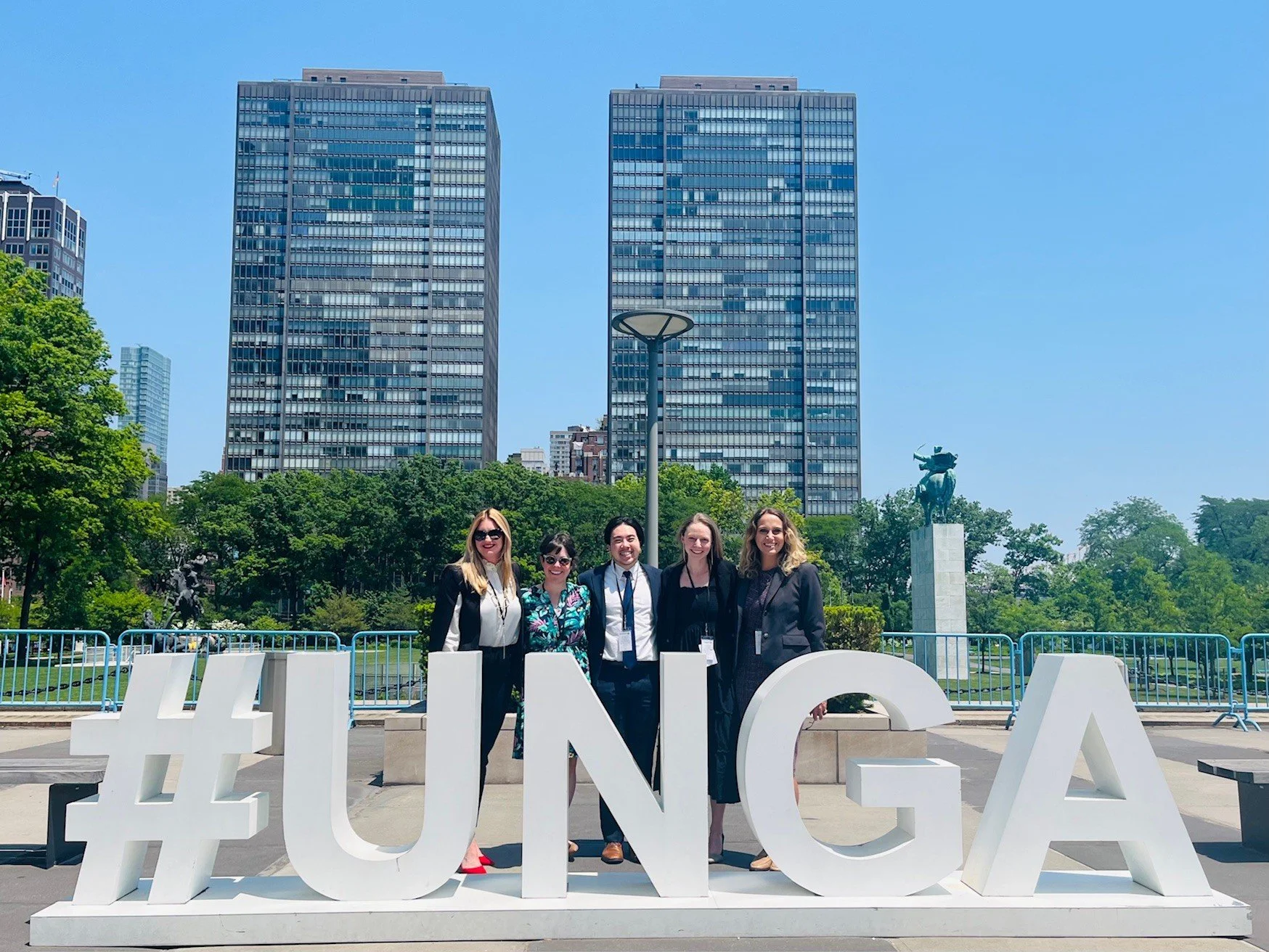 Center Road Team at UN General Assembly in New York City Federal Policy Nonprofit Lobbying