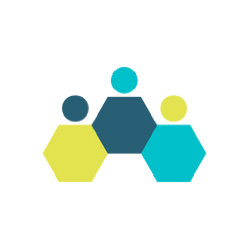 Icon representing community and volunteers in JA (Junior Achievement) programs