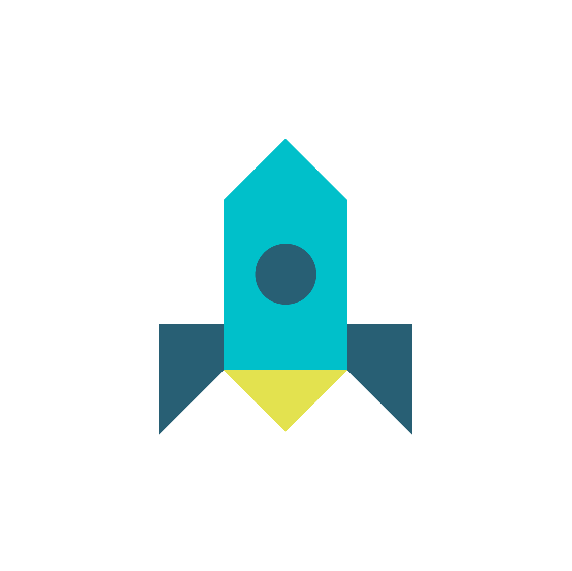 Rocket Icon representing mentoring students in the JA (Junior Achievement) Company Program