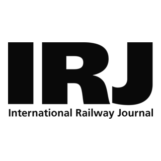 Logo for the International Railway Journal with black text on a white background.