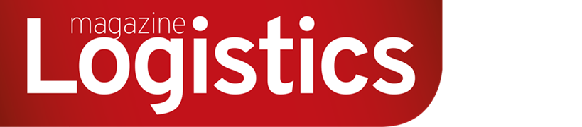 Cover of a magazine titled 'Logistics' with a red background.