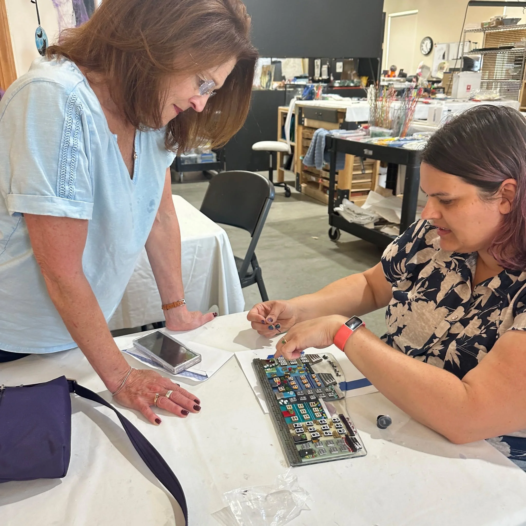 Fusion Artist of the Month:  Michelle Strait

Michelle is showcased here as she working on one of her latest pieces.

Karg Art Glass
111 N. Oliver Ave.
Kechi, KS 67067
(316) 744-2442

Gallery Hrs.:
Mon. - Sat. 9 AM - 5:30 PM
Sun. 11 AM &ndash; 4 PM

