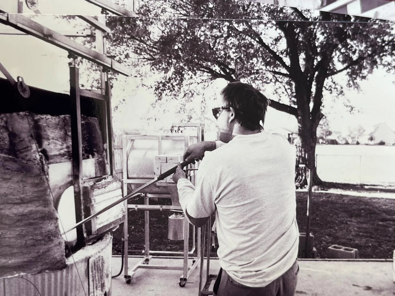 Early days with artist Rollin Karg