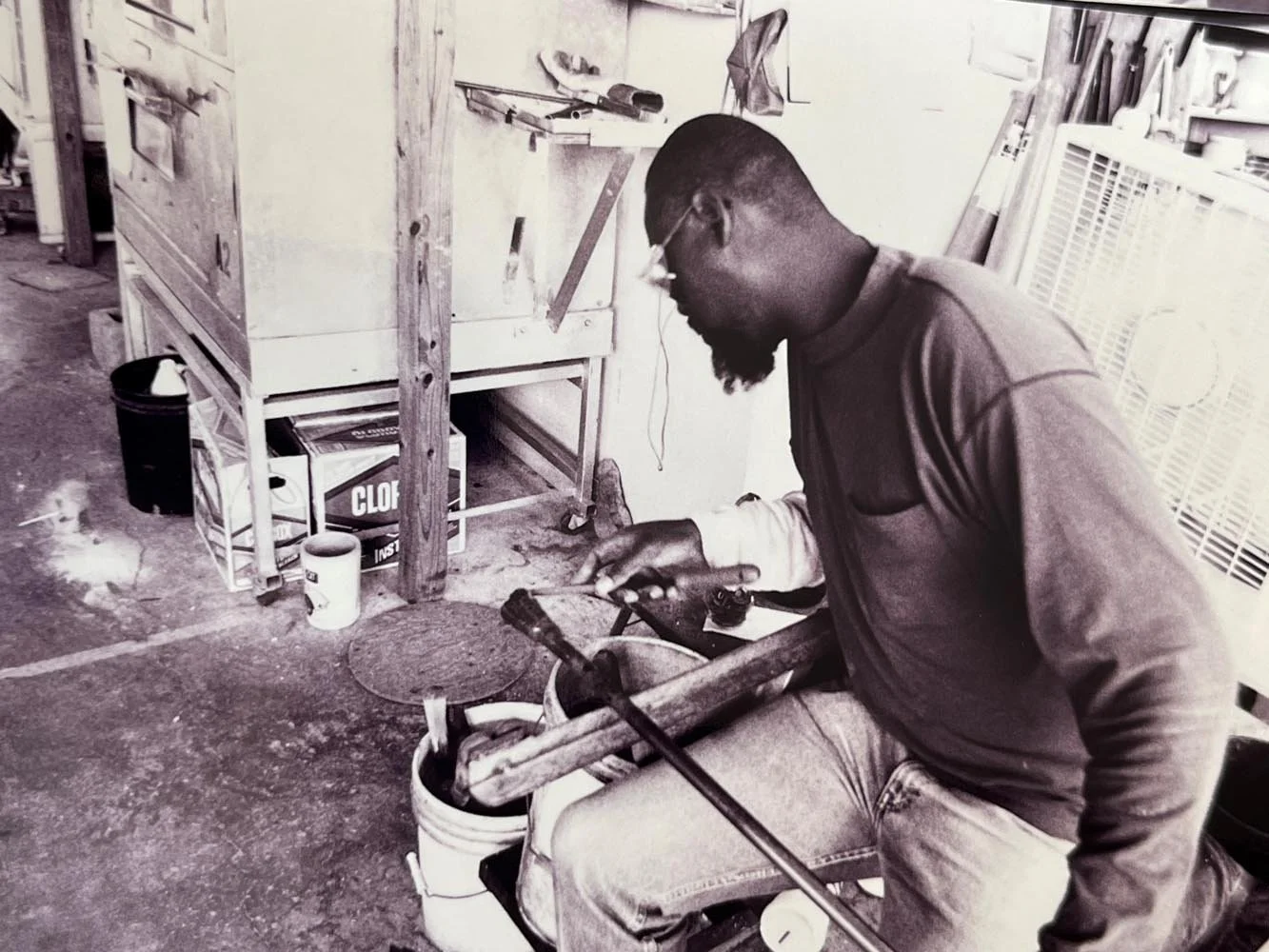Early days with artist Rollin Karg