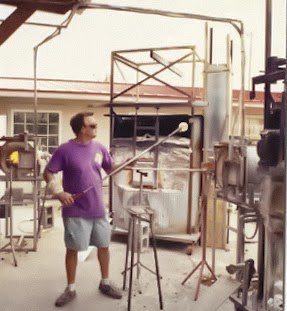 Early days with artist Rollin Karg