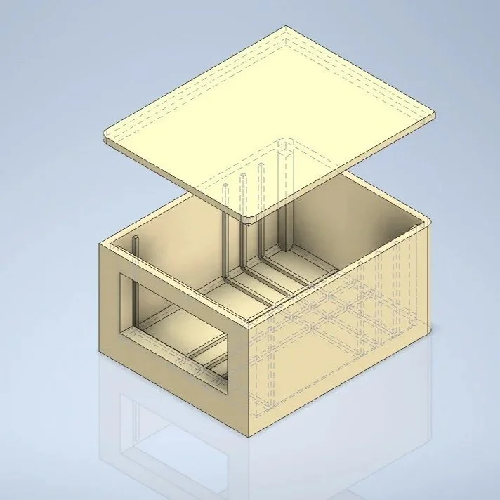 EN25-01A Electronics Enclosure (Panel Mount)