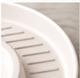 Raised Lines and Dots to Keep Your Snacks from Moving Around the Plate