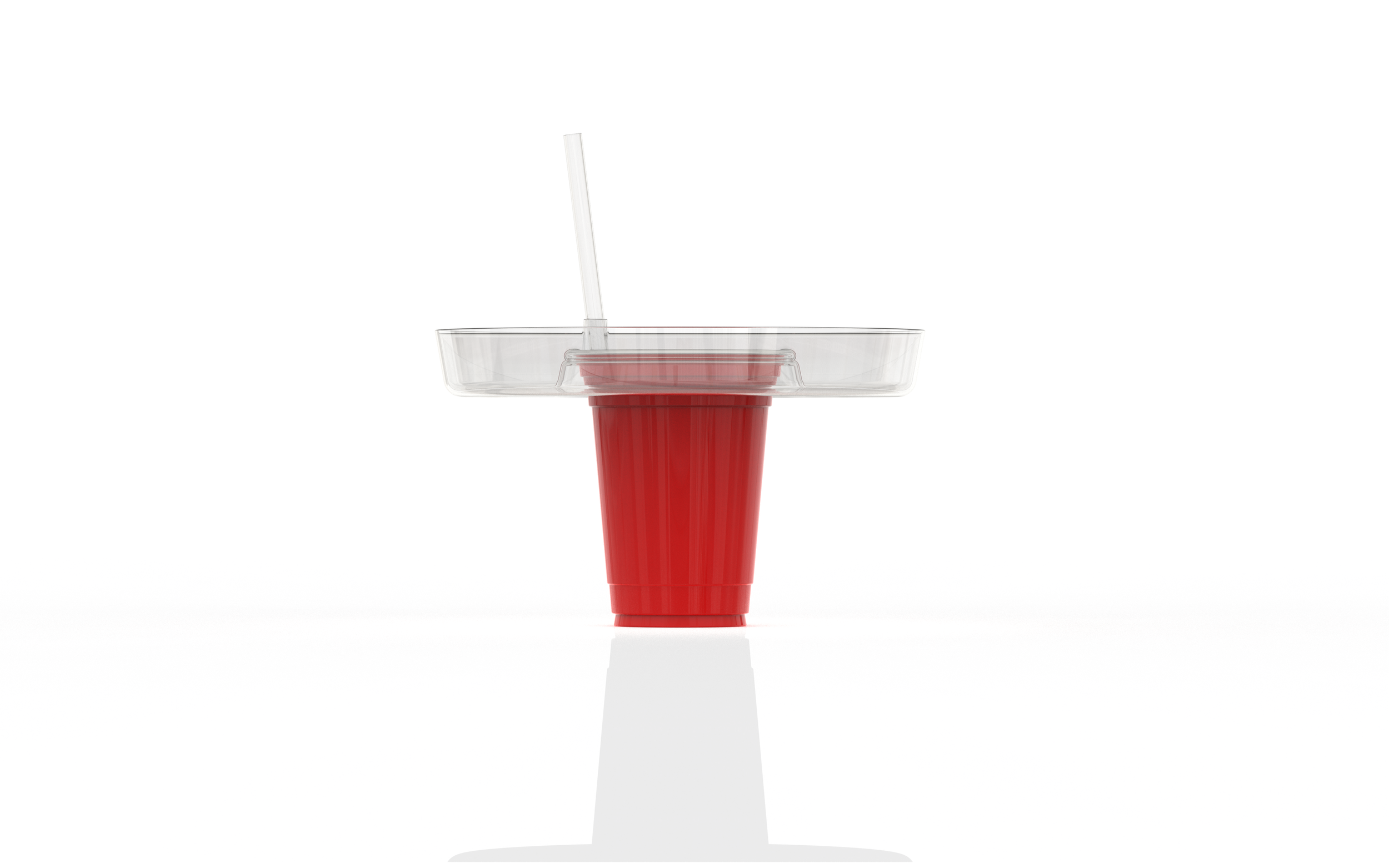 Snaps Onto Cup Rim for Increased Stability