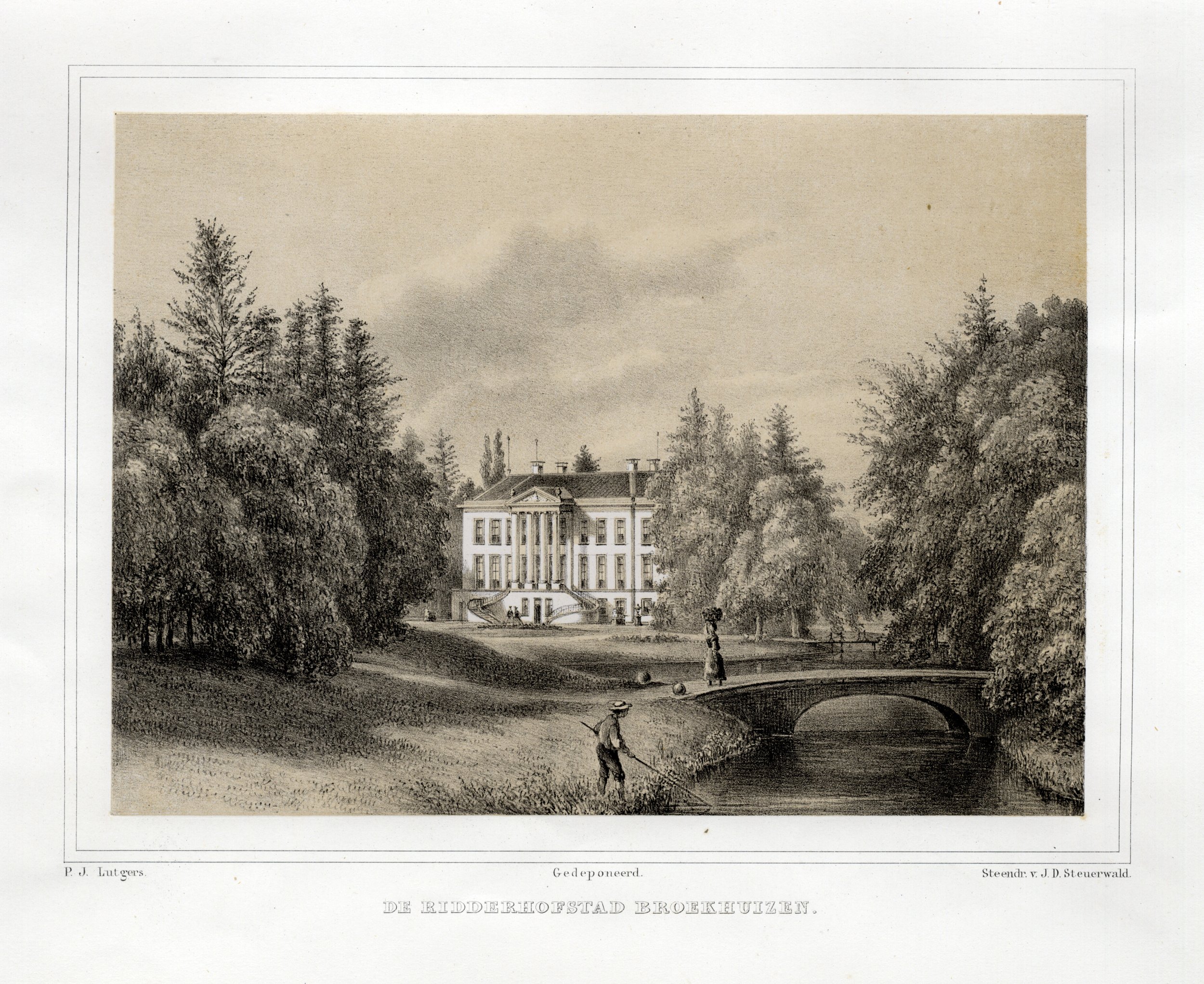 historical landscape arcadia pastoral ideal countryside netherlands utrecht villa